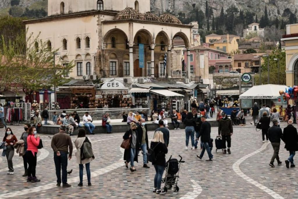 4 Family And Friends - Acropolis View Daire Atina Dış mekan fotoğraf